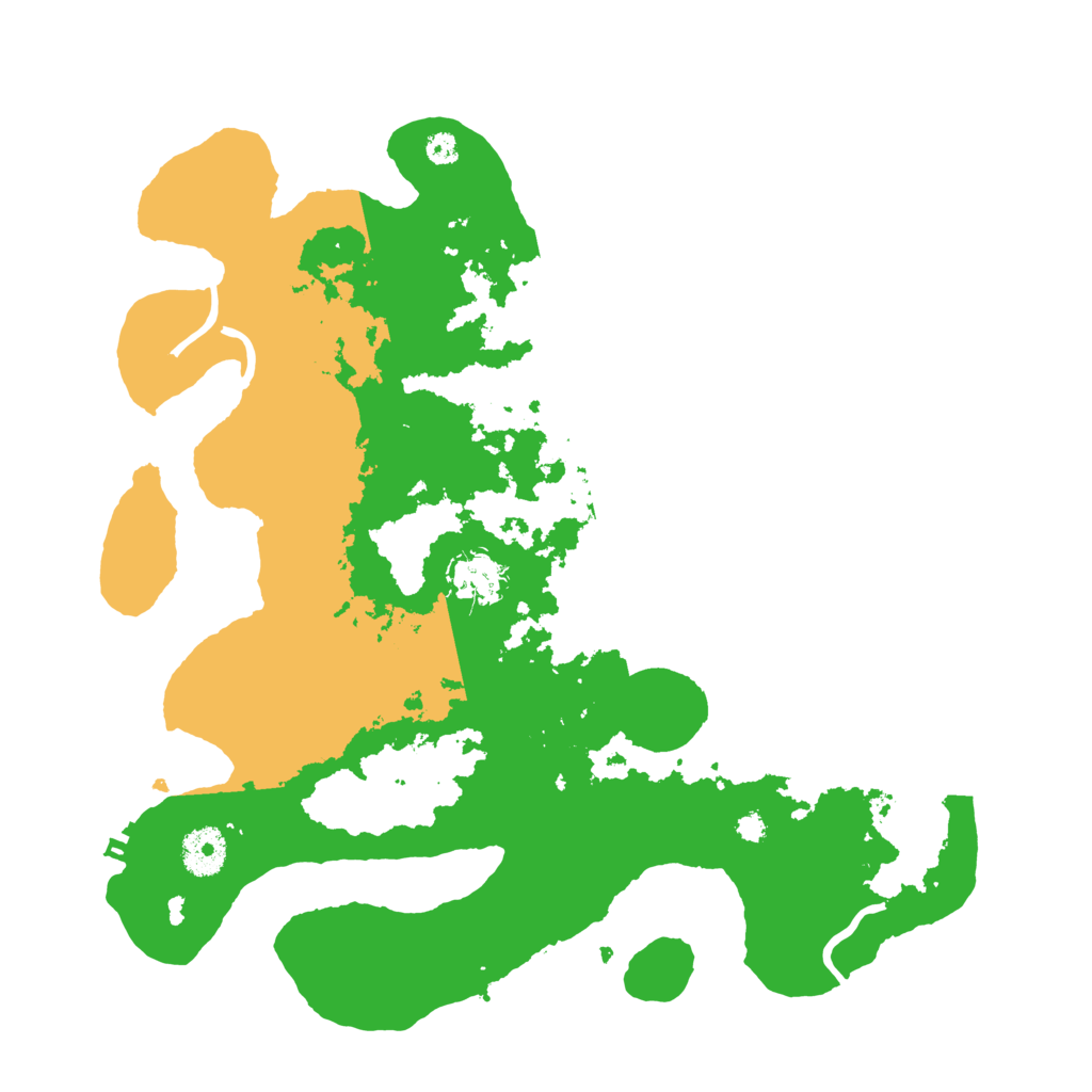 Biome Rust Map: Procedural Map, Size: 3500, Seed: 17659