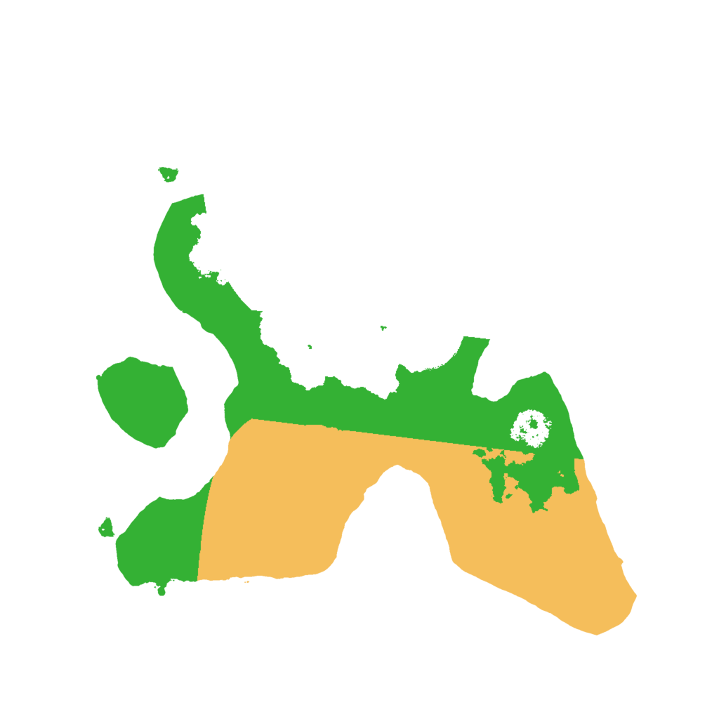 Biome Rust Map: Procedural Map, Size: 2000, Seed: 8839374