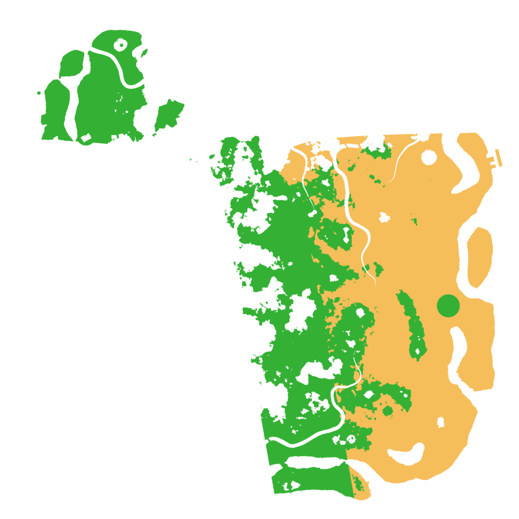 Biome Rust Map: Procedural Map, Size: 6000, Seed: 955899368