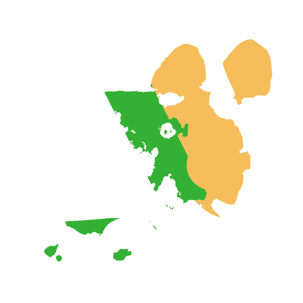 Biome Rust Map: Procedural Map, Size: 2000, Seed: 324604962