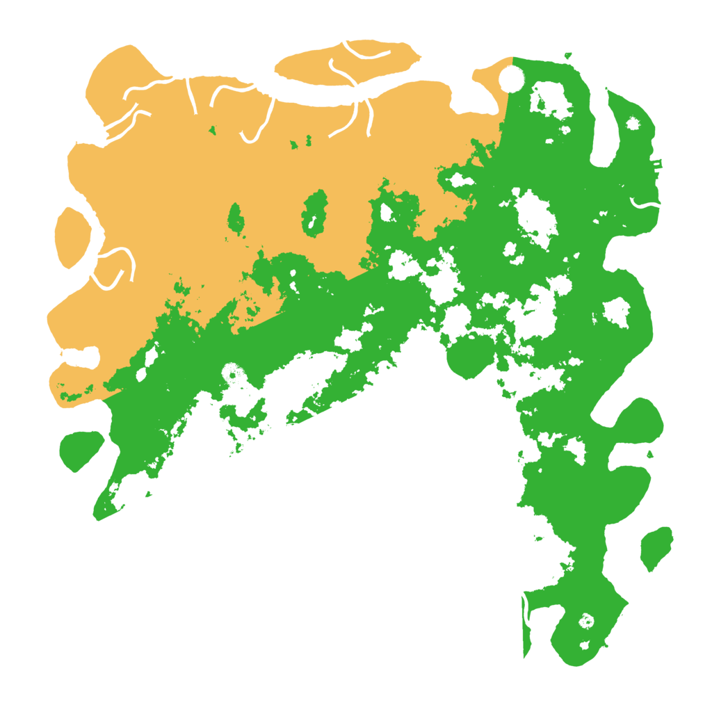 Biome Rust Map: Procedural Map, Size: 4900, Seed: 90040