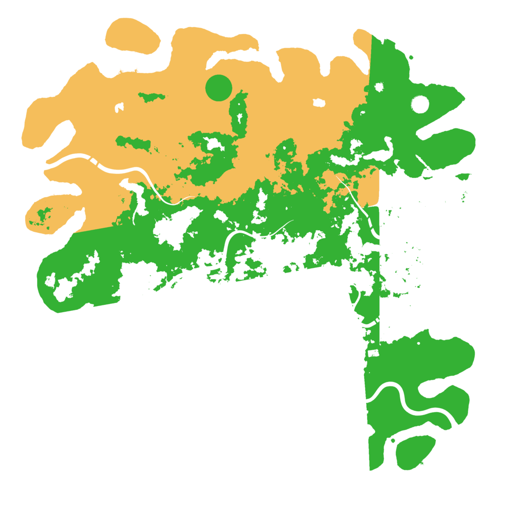 Biome Rust Map: Procedural Map, Size: 5000, Seed: 1494908465