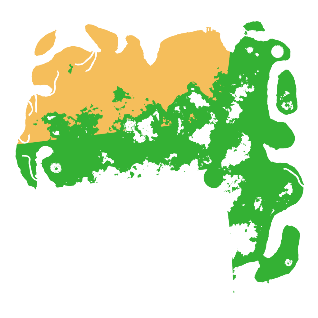 Biome Rust Map: Procedural Map, Size: 4500, Seed: 19283746