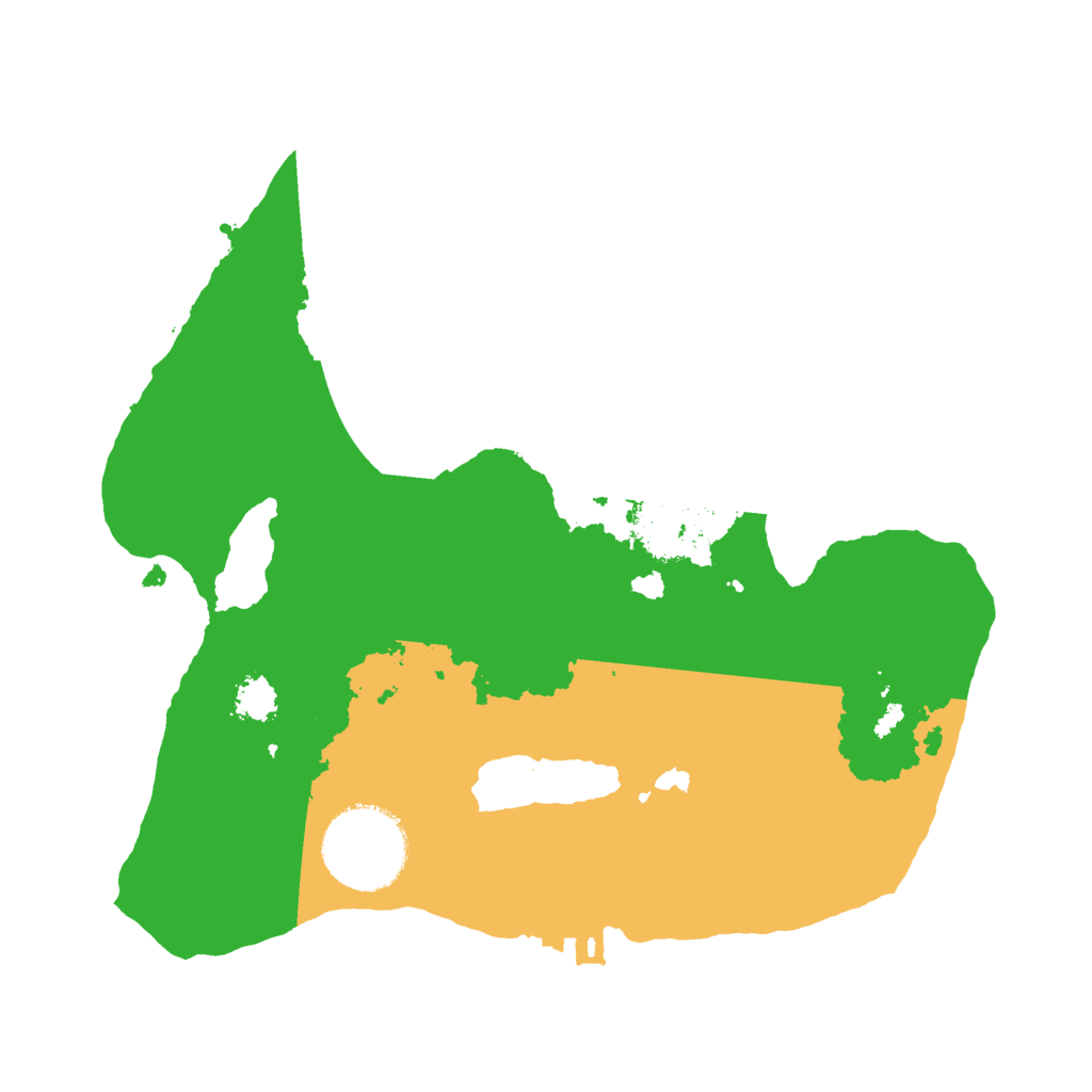 Biome Rust Map: Procedural Map, Size: 2300, Seed: 2443433