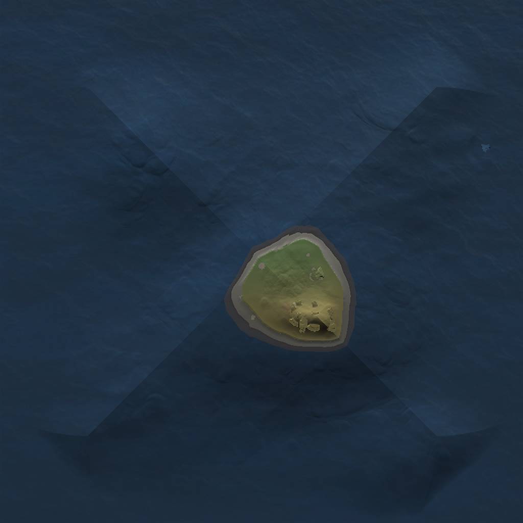 Rust Map: Procedural Map, Size: 1000, Seed: 1136759149, 3 Monuments