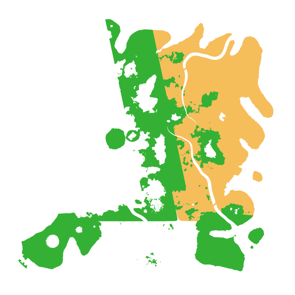 Biome Rust Map: Procedural Map, Size: 4000, Seed: 1216992418