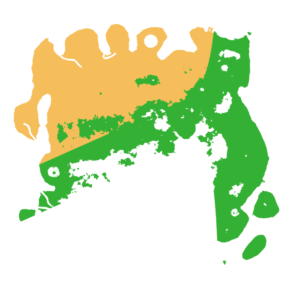 Biome Rust Map: Procedural Map, Size: 3950, Seed: 372671488