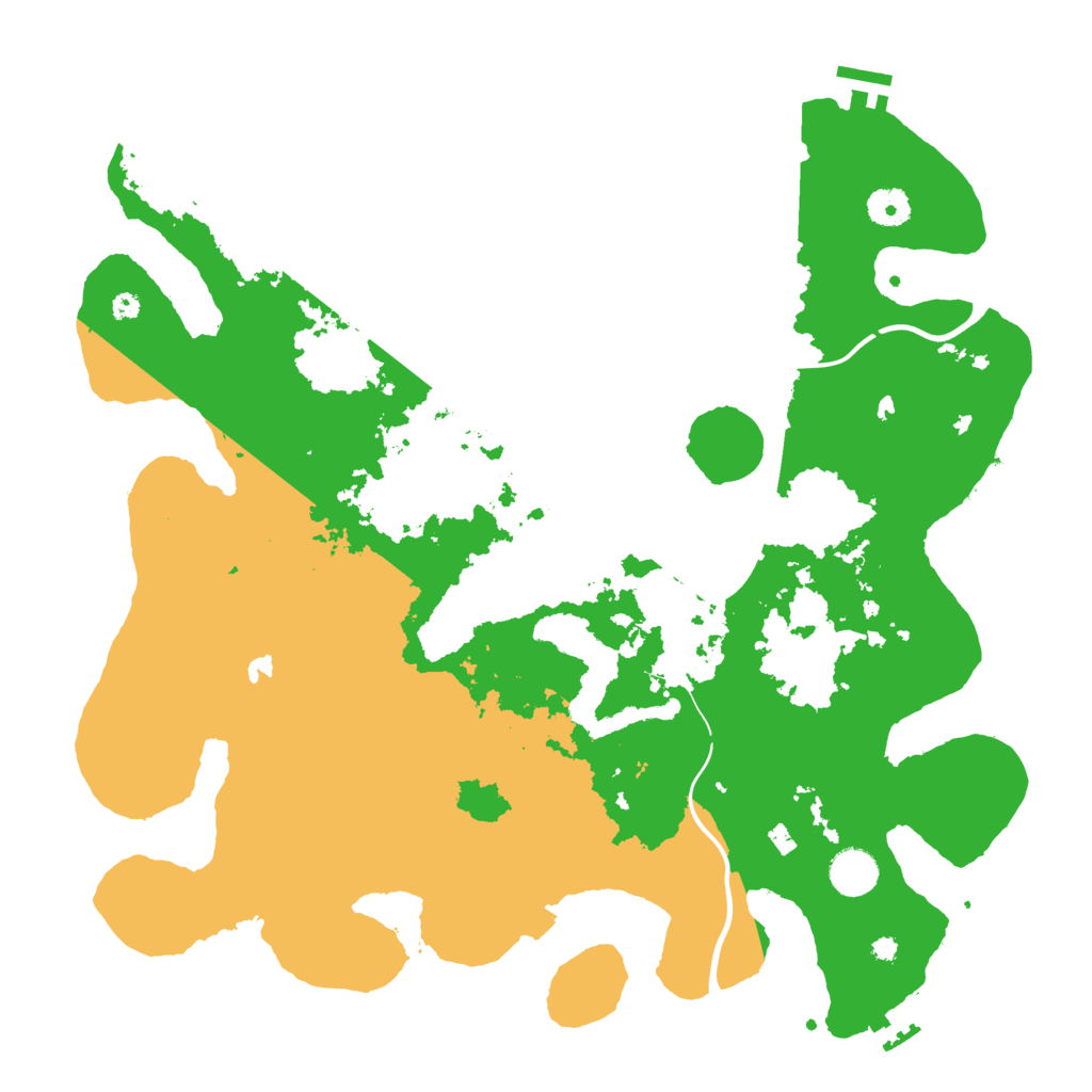 Biome Rust Map: Procedural Map, Size: 4000, Seed: 1389390889