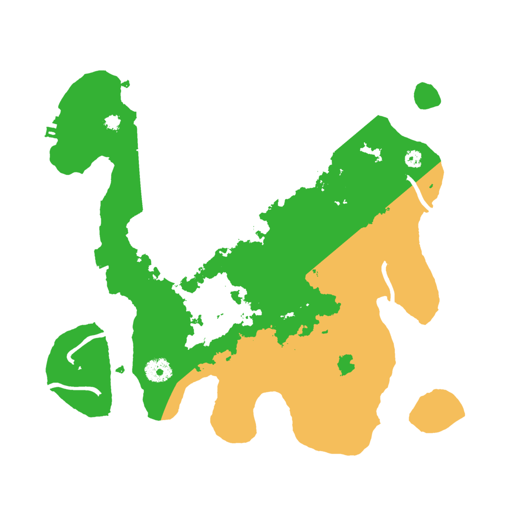 Biome Rust Map: Procedural Map, Size: 3000, Seed: 407396180