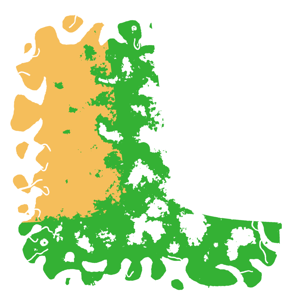 Biome Rust Map: Procedural Map, Size: 6000, Seed: 11750774