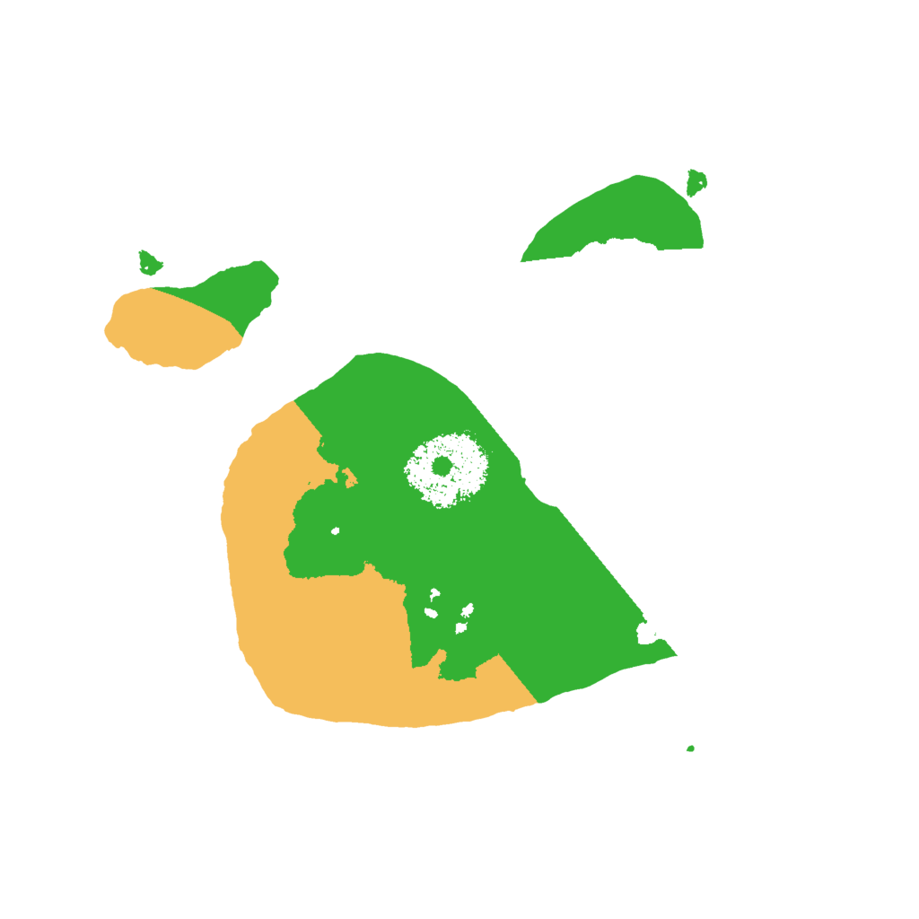 Biome Rust Map: Procedural Map, Size: 1850, Seed: 1337