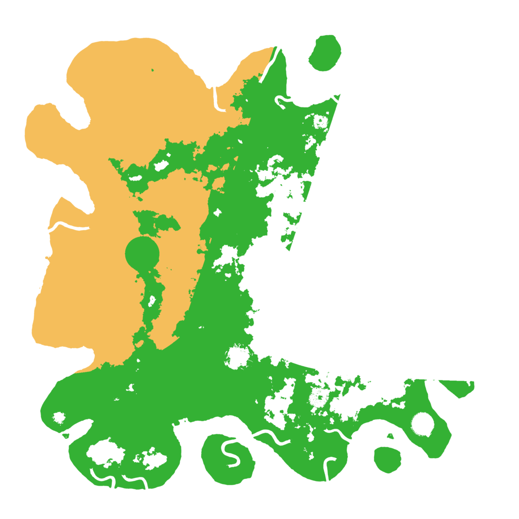 Biome Rust Map: Procedural Map, Size: 4000, Seed: 261615