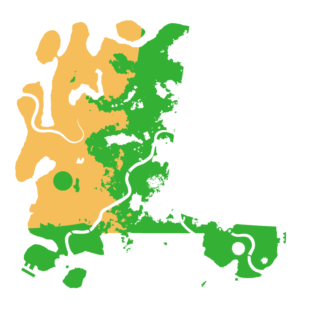 Biome Rust Map: Procedural Map, Size: 4250, Seed: 1543383405