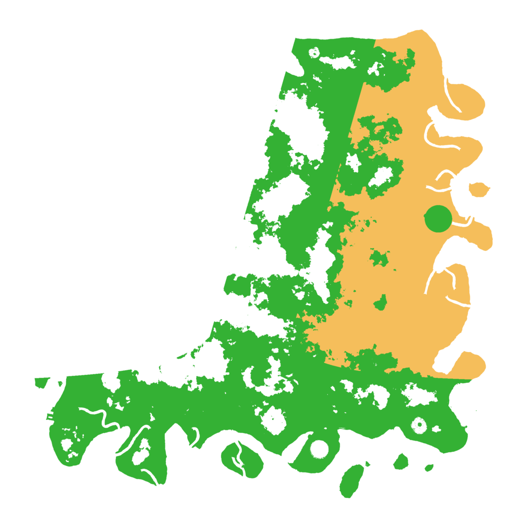 Biome Rust Map: Procedural Map, Size: 5000, Seed: 834737