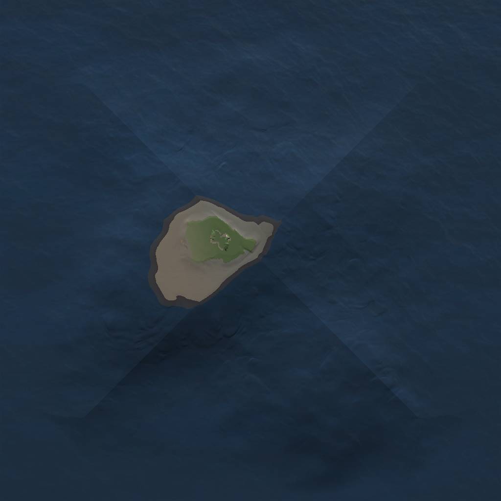 Rust Map: Procedural Map, Size: 1000, Seed: 122826089, 3 Monuments