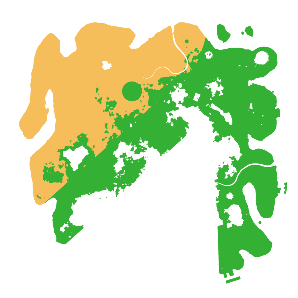 Biome Rust Map: Procedural Map, Size: 4000, Seed: 1880220005