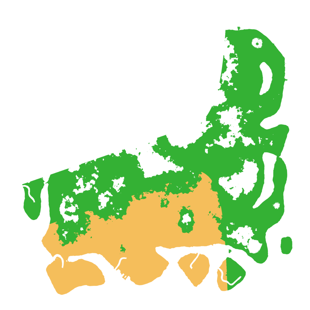 Biome Rust Map: Procedural Map, Size: 4500, Seed: 2085