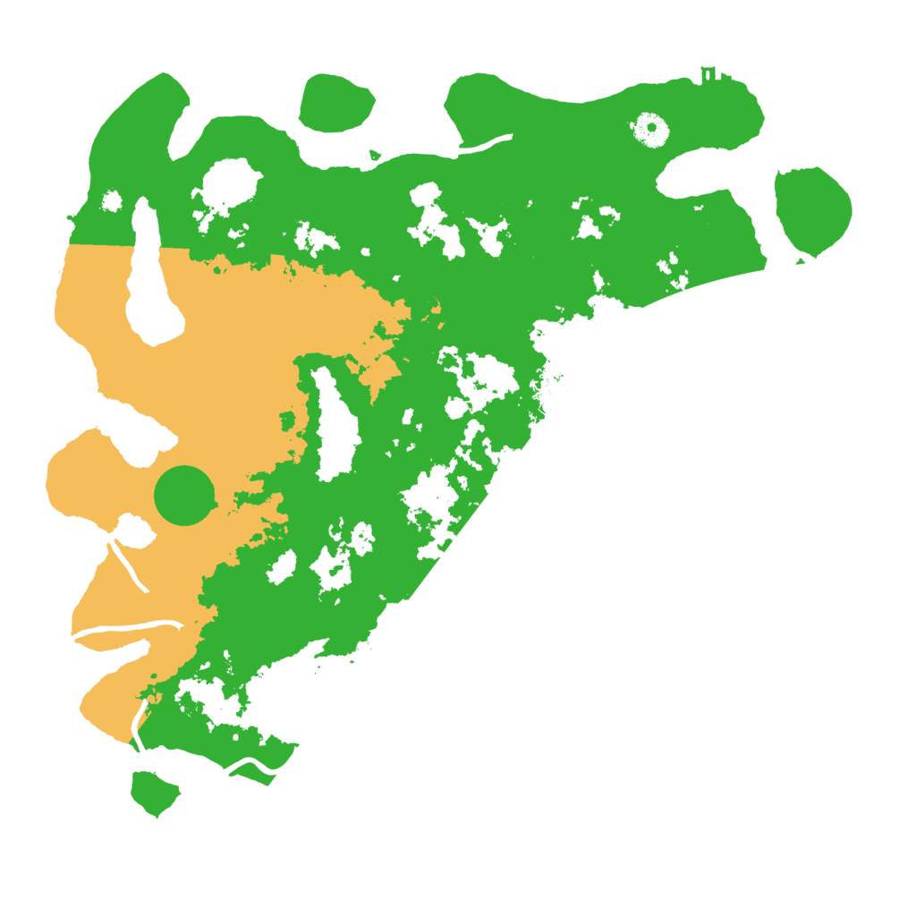 Biome Rust Map: Procedural Map, Size: 4000, Seed: 1337826086