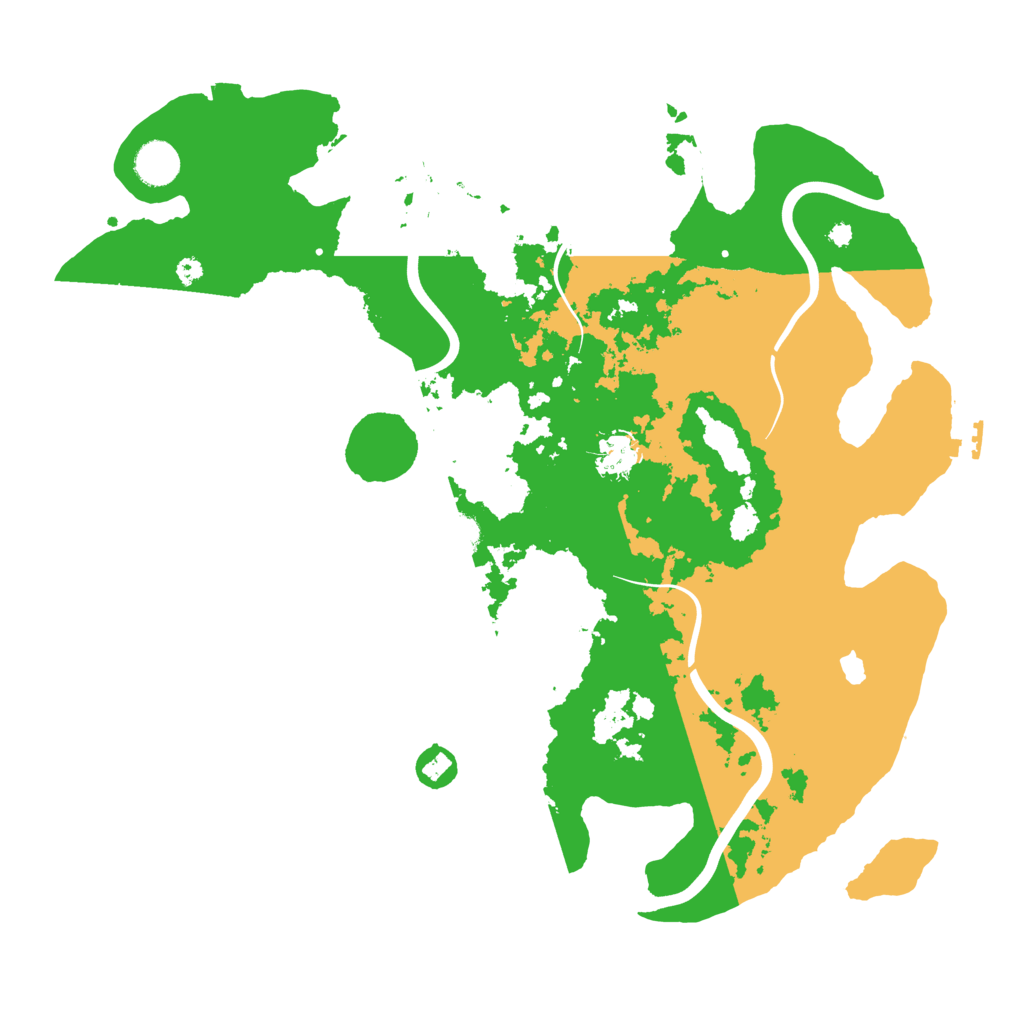 Biome Rust Map: Procedural Map, Size: 4000, Seed: 424
