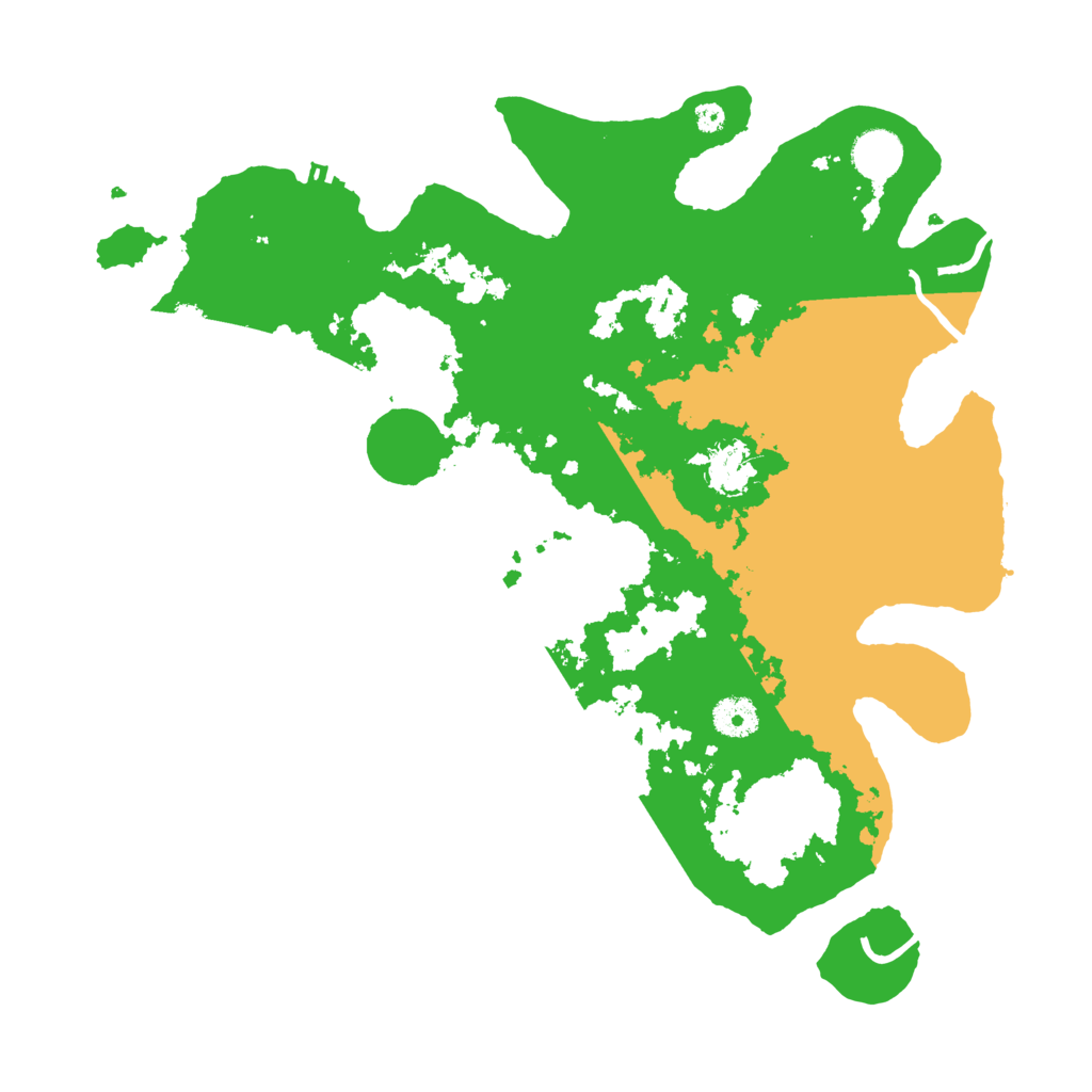 Biome Rust Map: Procedural Map, Size: 3800, Seed: 55669