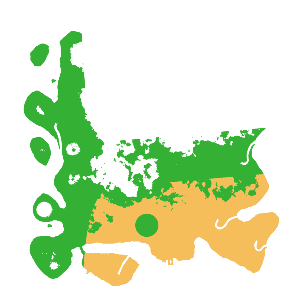Biome Rust Map: Procedural Map, Size: 3500, Seed: 7458723