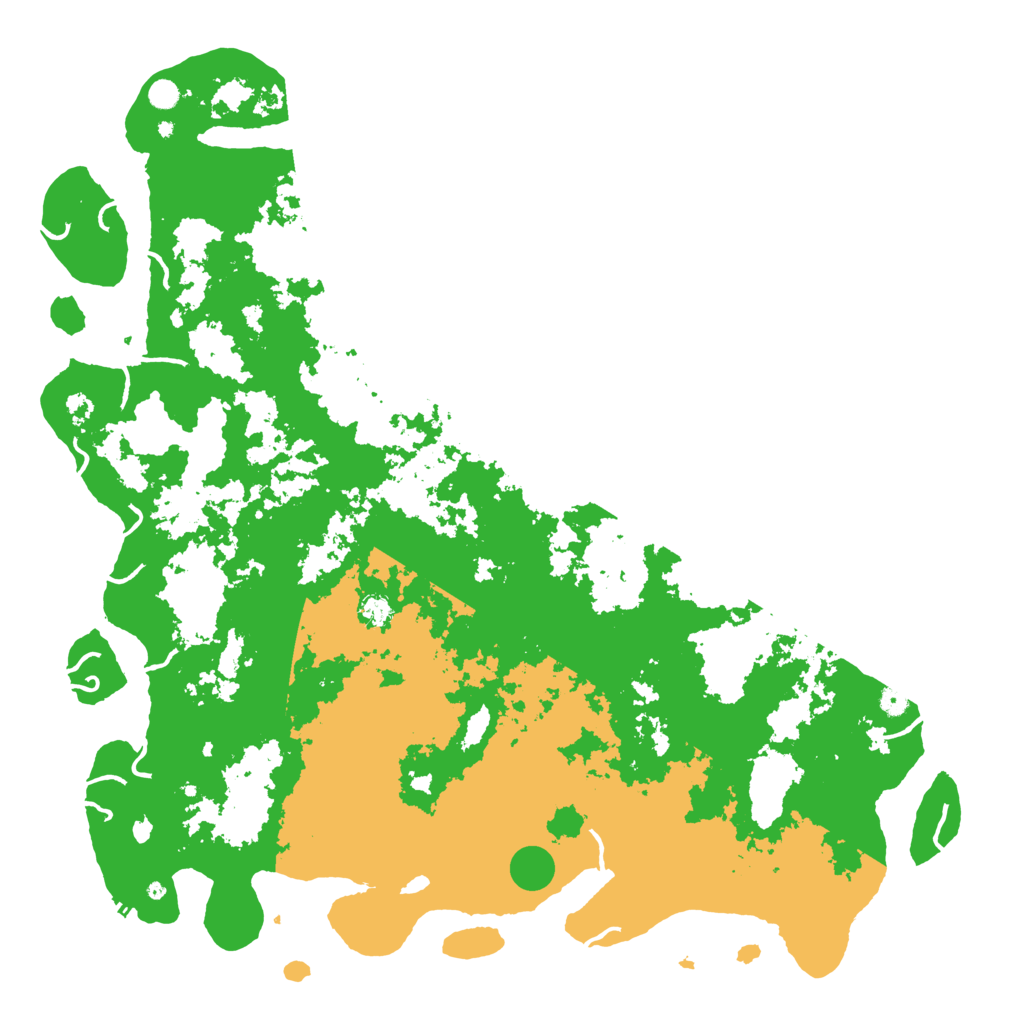 Biome Rust Map: Procedural Map, Size: 6000, Seed: 490546883