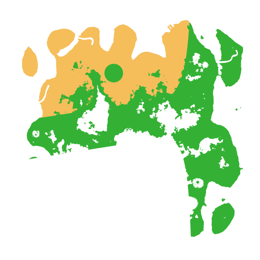 Biome Rust Map: Procedural Map, Size: 3700, Seed: 1756712329