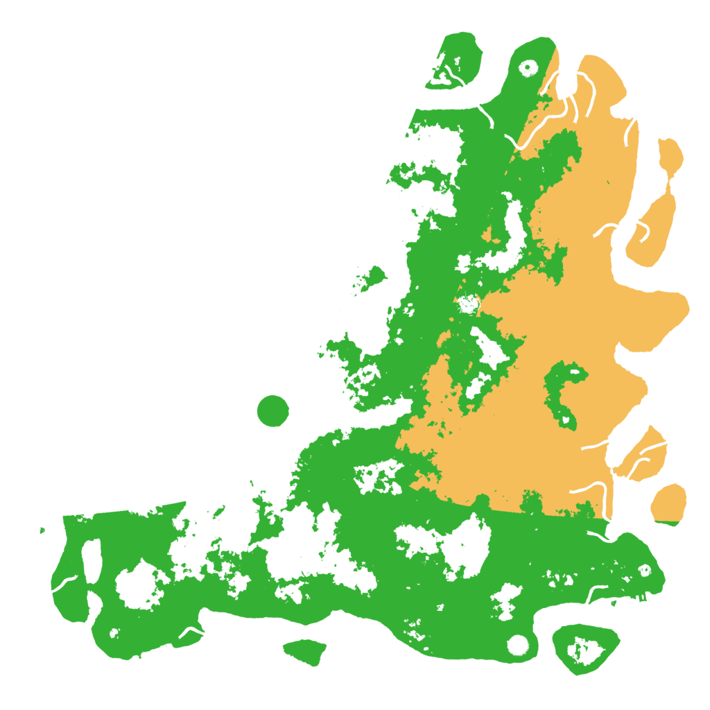 Biome Rust Map: Procedural Map, Size: 6000, Seed: 864248047