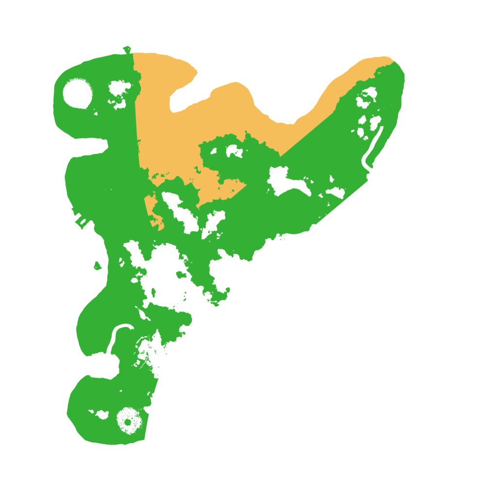 Biome Rust Map: Procedural Map, Size: 3000, Seed: 99183