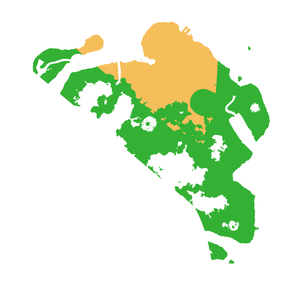 Biome Rust Map: Procedural Map, Size: 3000, Seed: 24636