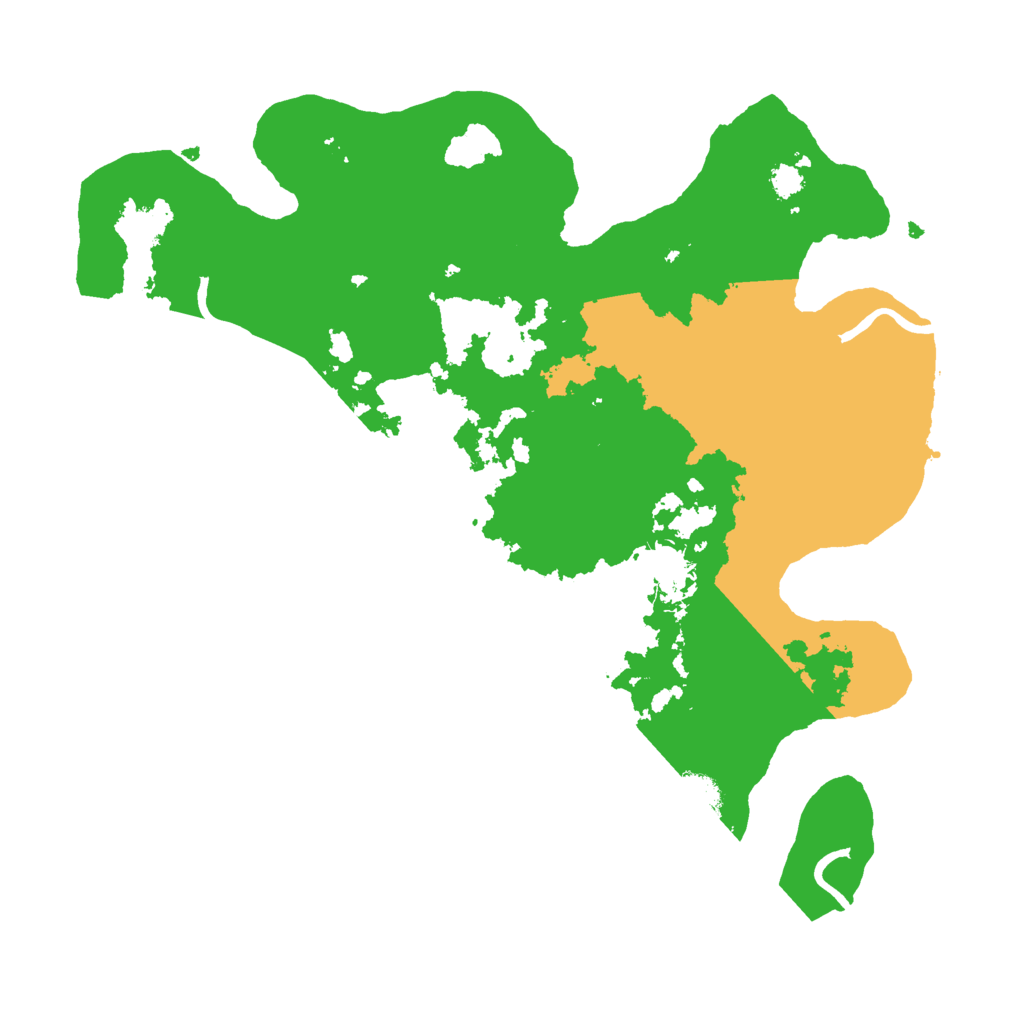 Biome Rust Map: Procedural Map, Size: 3000, Seed: 1564237