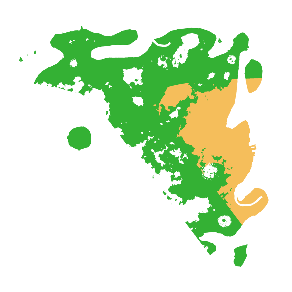 Biome Rust Map: Procedural Map, Size: 3500, Seed: 373