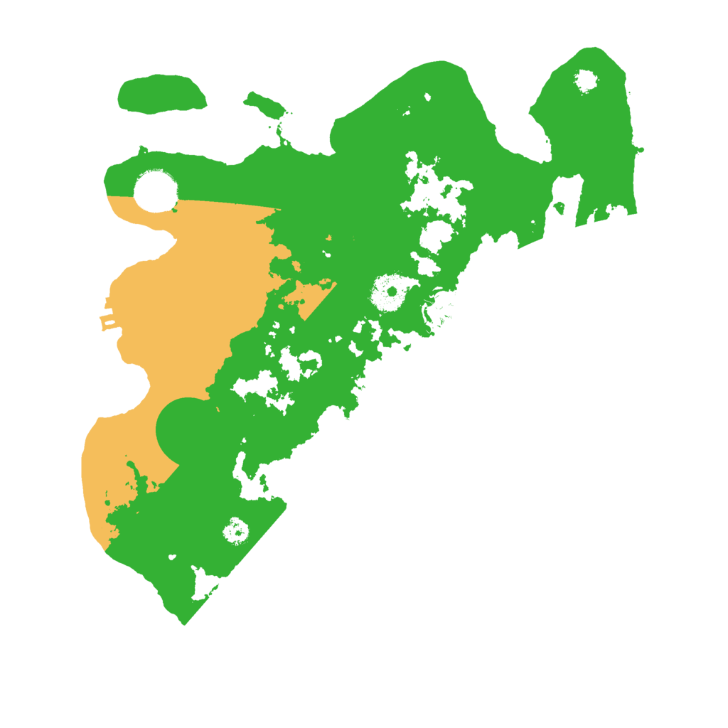 Biome Rust Map: Procedural Map, Size: 3000, Seed: 22257