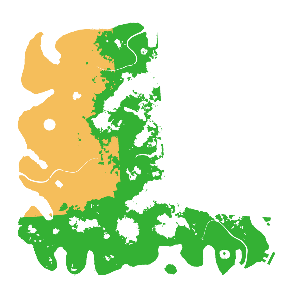 Biome Rust Map: Procedural Map, Size: 4500, Seed: 144507539