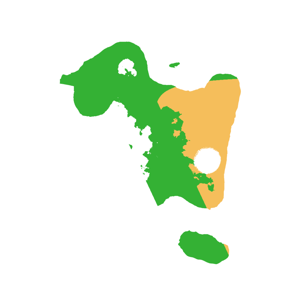 Biome Rust Map: Barren, Size: 2000, Seed: 112525576