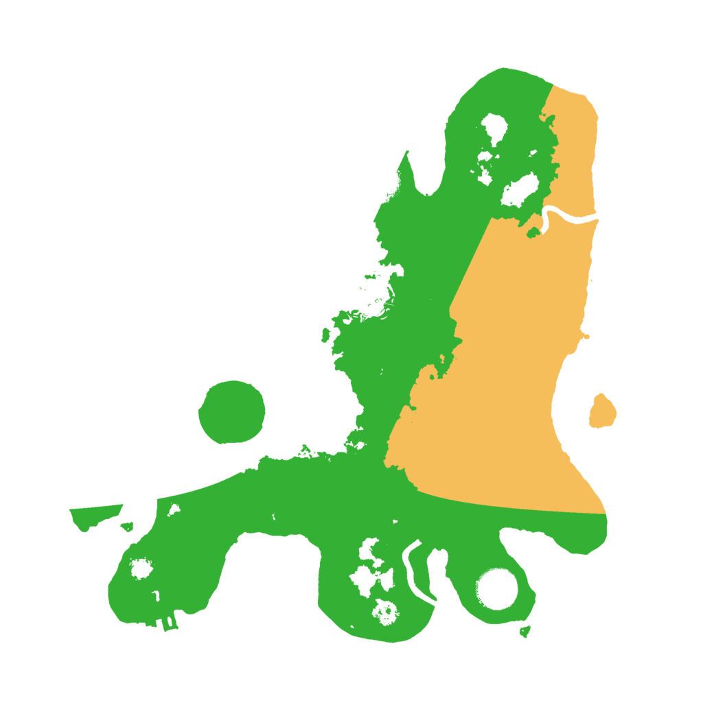 Biome Rust Map: Procedural Map, Size: 3000, Seed: 1330090375