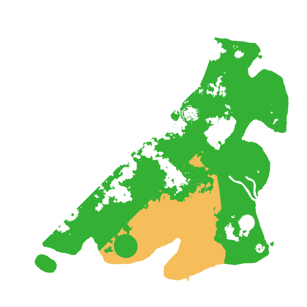 Biome Rust Map: Procedural Map, Size: 3500, Seed: 339871157