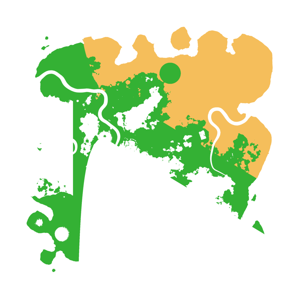 Biome Rust Map: Procedural Map, Size: 3650, Seed: 61056768