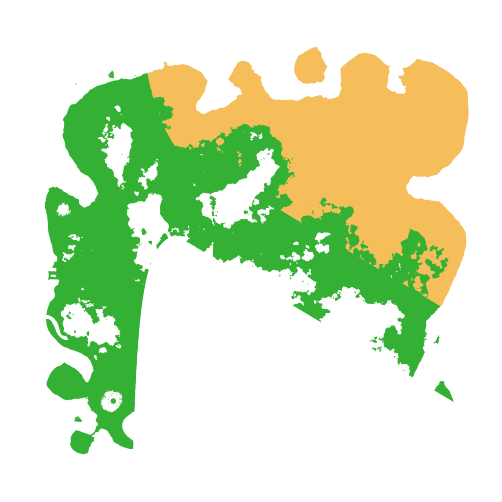 Biome Rust Map: Procedural Map, Size: 3650, Seed: 61056768