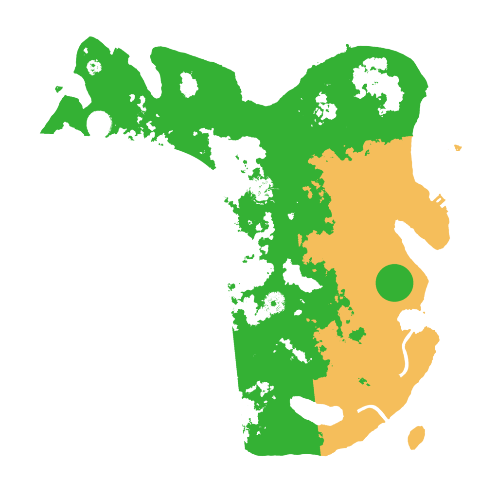 Biome Rust Map: Procedural Map, Size: 3500, Seed: 647195760