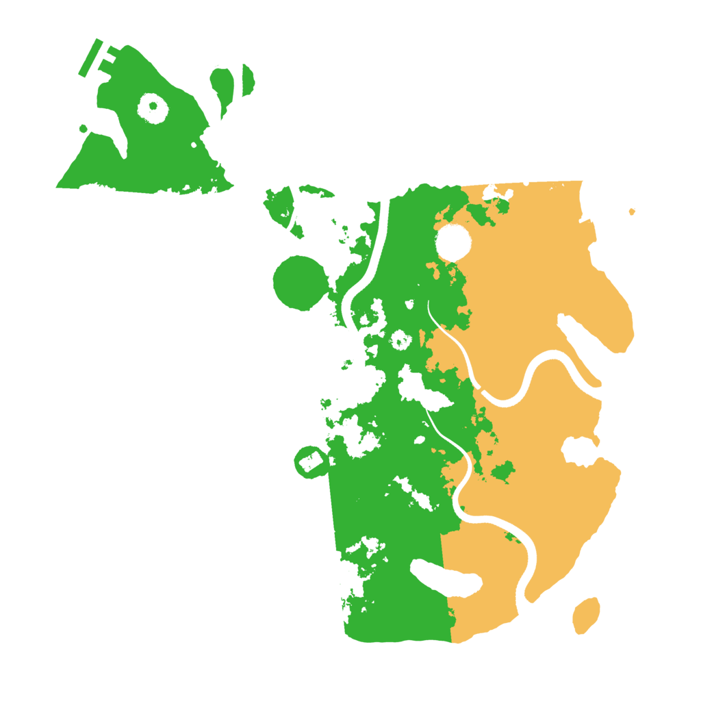 Biome Rust Map: Procedural Map, Size: 3500, Seed: 647195760