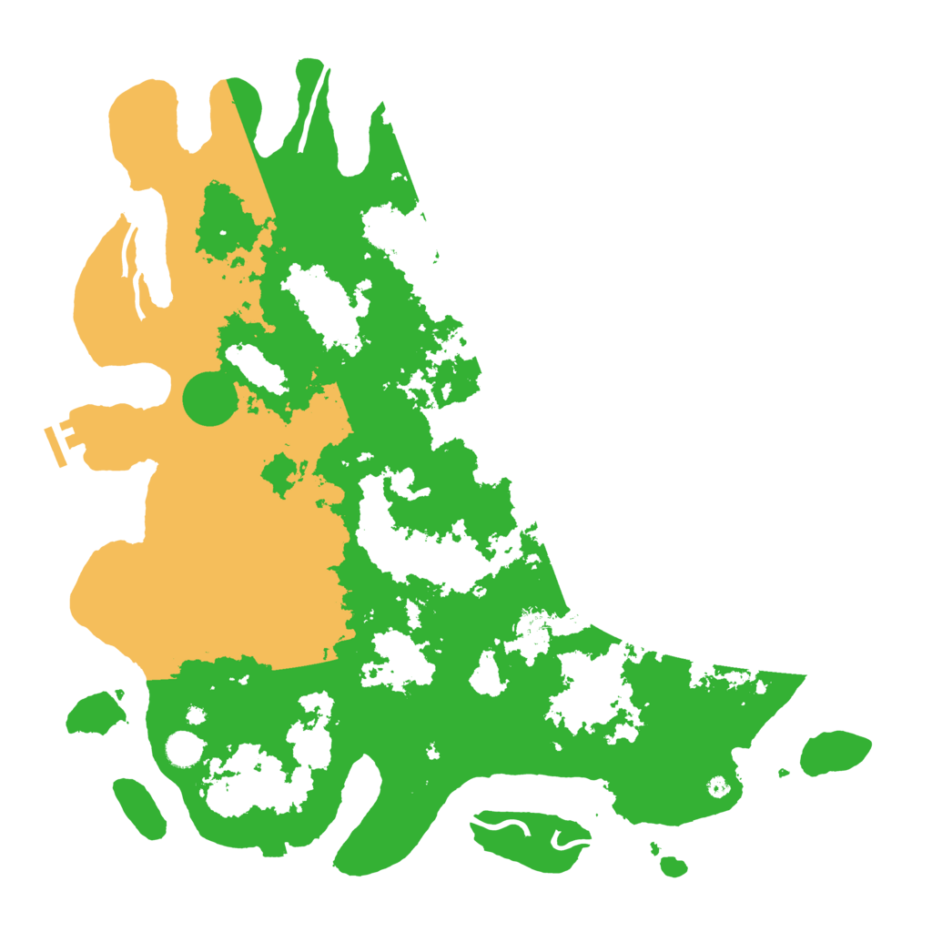 Biome Rust Map: Procedural Map, Size: 4500, Seed: 1734553387