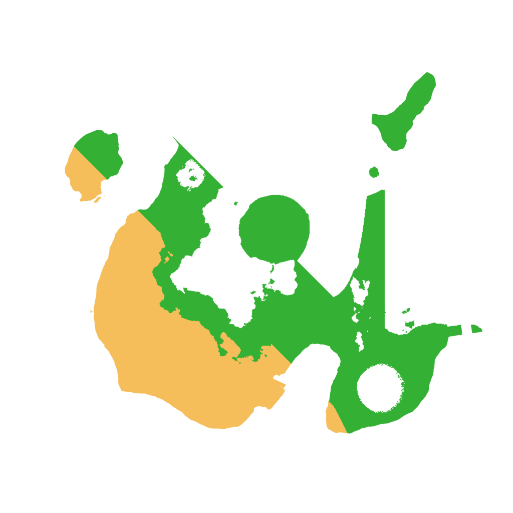 Biome Rust Map: Procedural Map, Size: 2000, Seed: 56557098