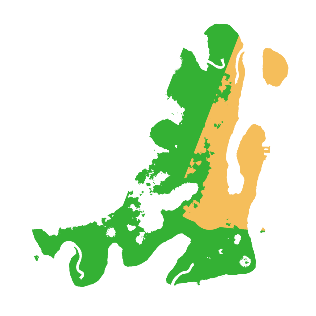 Biome Rust Map: Procedural Map, Size: 3000, Seed: 18278