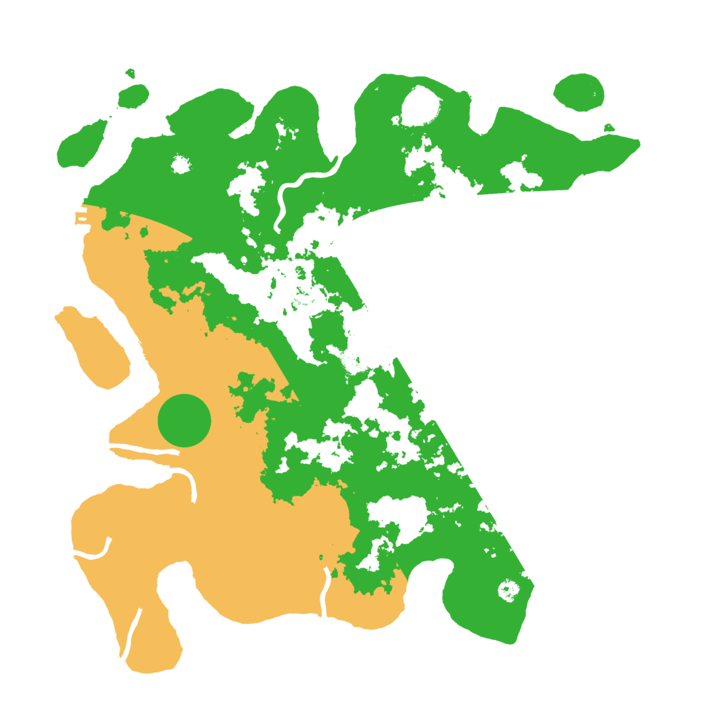 Biome Rust Map: Procedural Map, Size: 3500, Seed: 2208010