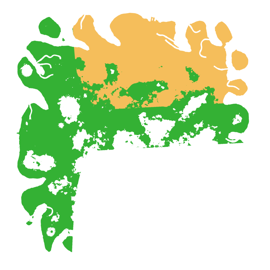 Biome Rust Map: Procedural Map, Size: 4500, Seed: 987654321