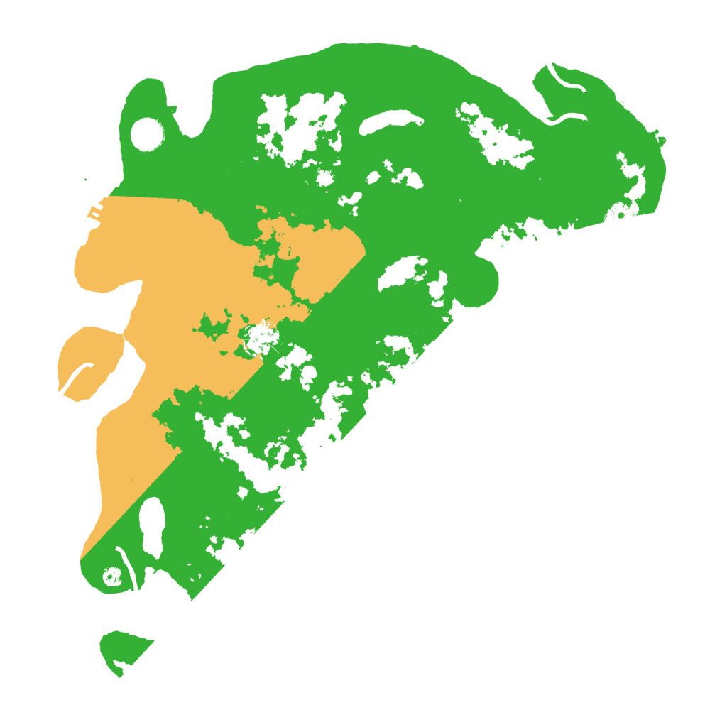 Biome Rust Map: Procedural Map, Size: 3850, Seed: 1981