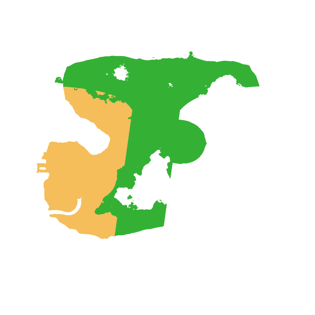 Biome Rust Map: Procedural Map, Size: 2000, Seed: 648249