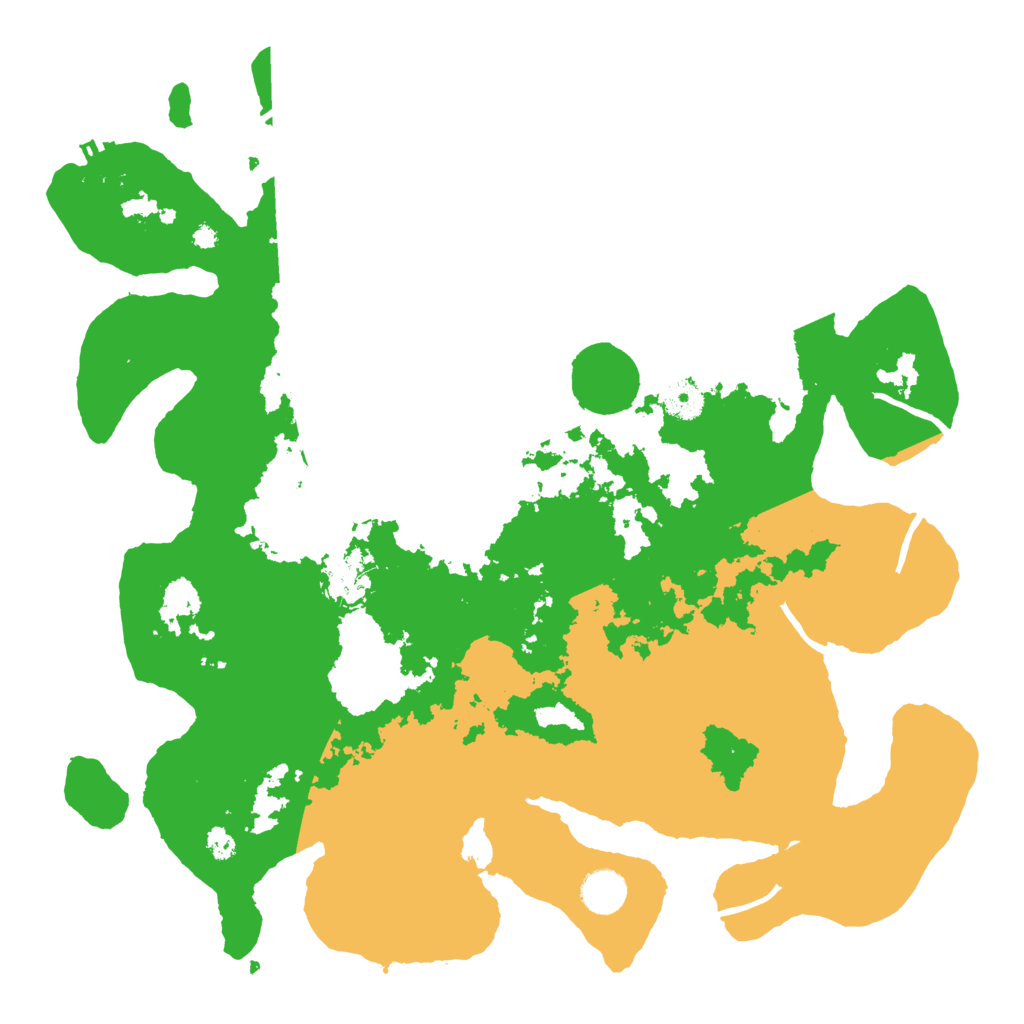 Biome Rust Map: Procedural Map, Size: 4000, Seed: 40001