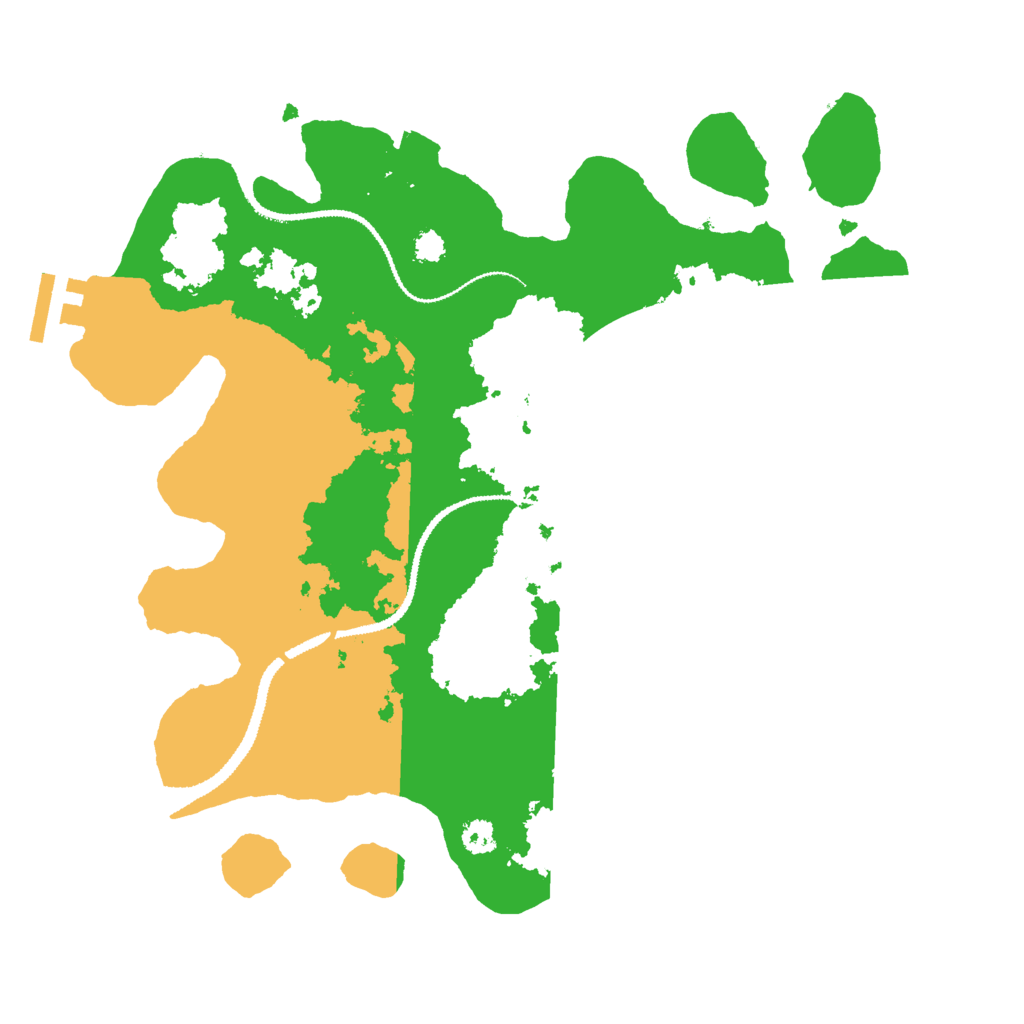Biome Rust Map: Procedural Map, Size: 3000, Seed: 63242